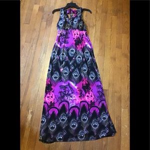 Stacey Summers size S peacock Maxi